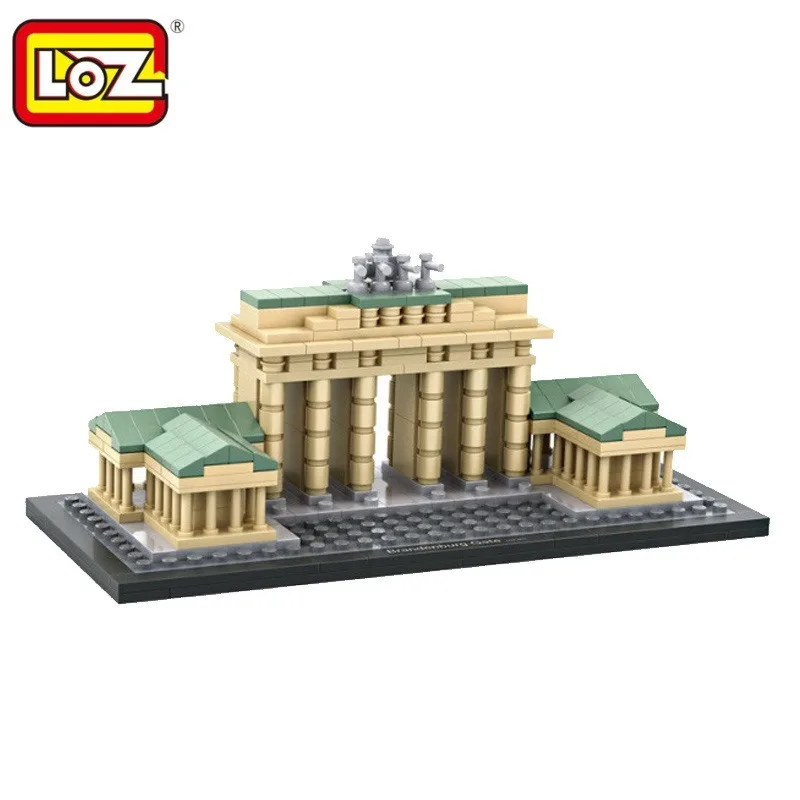 Миниатюрная 3D-модель Берлинских Ворот Бранеберг (Германия) от Loz World Famous Architecture, конструктор для самостоятельной сборки, игрушки для детей (art.: 3920d8f18ea53) - 3920d8f18ea53