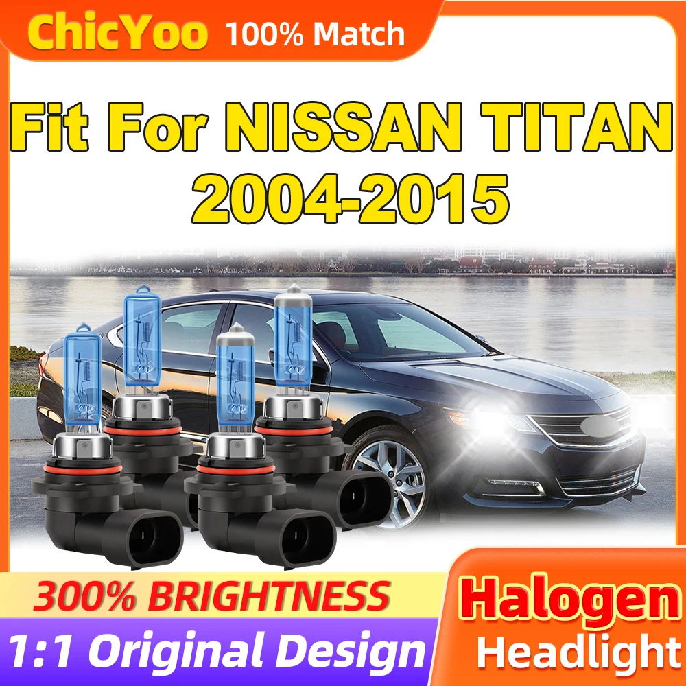 Подходит для NISSAN TITAN 2004-2011 2012 2013 2014 2015 200 Вт галогенные фары 24000LM автомобильные 12 В