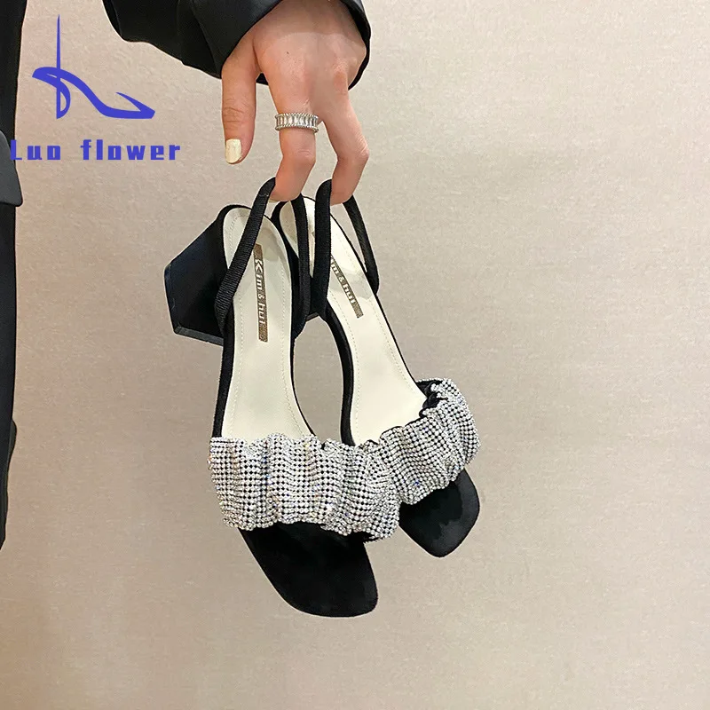 

Яркие женские туфли на толстом каблуке, Новинка лета 2022, свадебные туфли на среднем каблуке, туфли в стиле "Лолита" с ремешком для одно слово