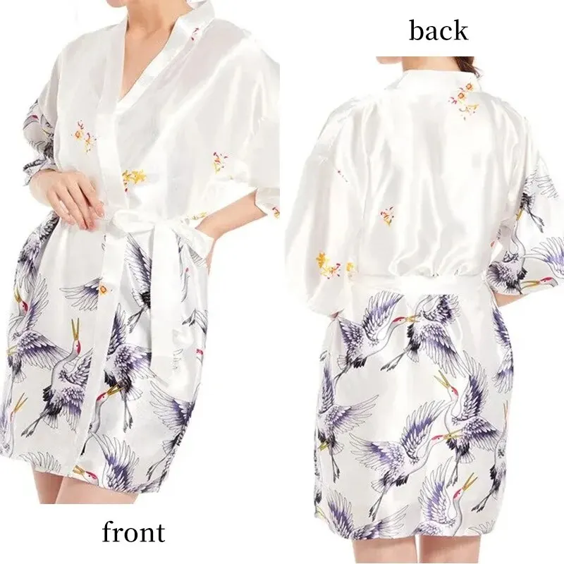 Женское Сексуальное Шелковое Атласное Короткое Свадебное Платье С Цветочным