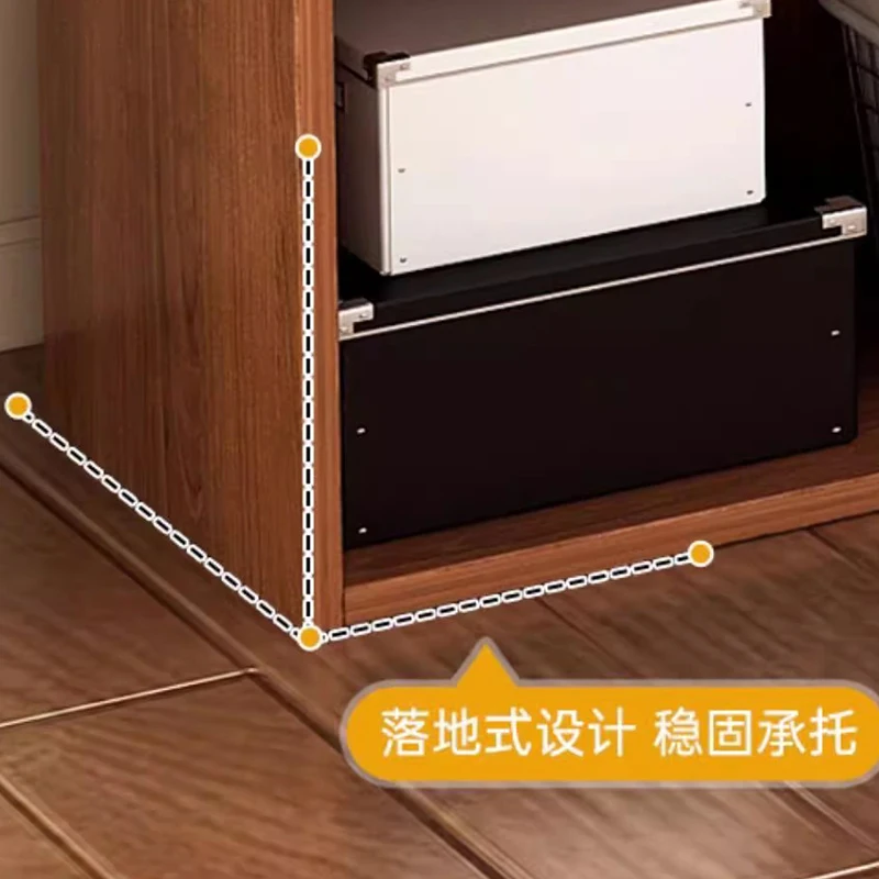 Современная книжная полка с дисплеем угловая буфета Скандинавская для хранения