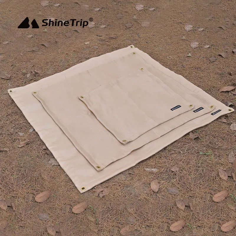 

ShineTrip A366 Outdoor Camping Classic Fiber Fireproof Cloth Heat Flame Retardant Insulation Mat For BBQ Picnic