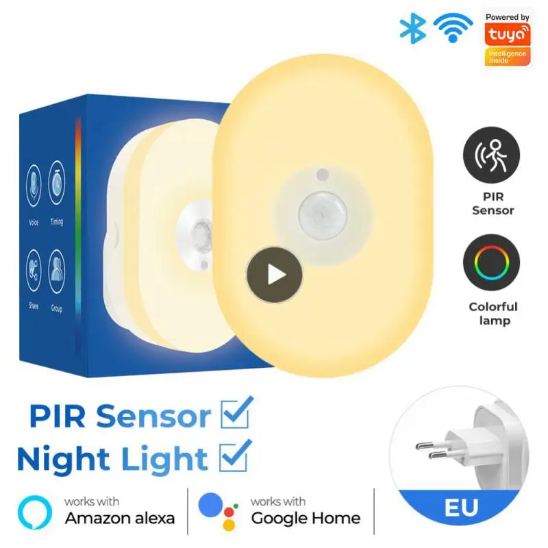 

Настенный светильник с Wi-Fi, с датчиком движения