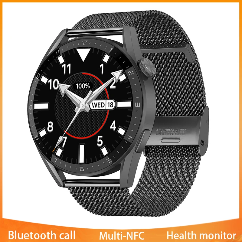 

Xioami Mijia Smart Watch Bluetooth Call GPS Movement Track SmartwatchVoice Assistant Password NFC DT3max Men Wristwatch Women