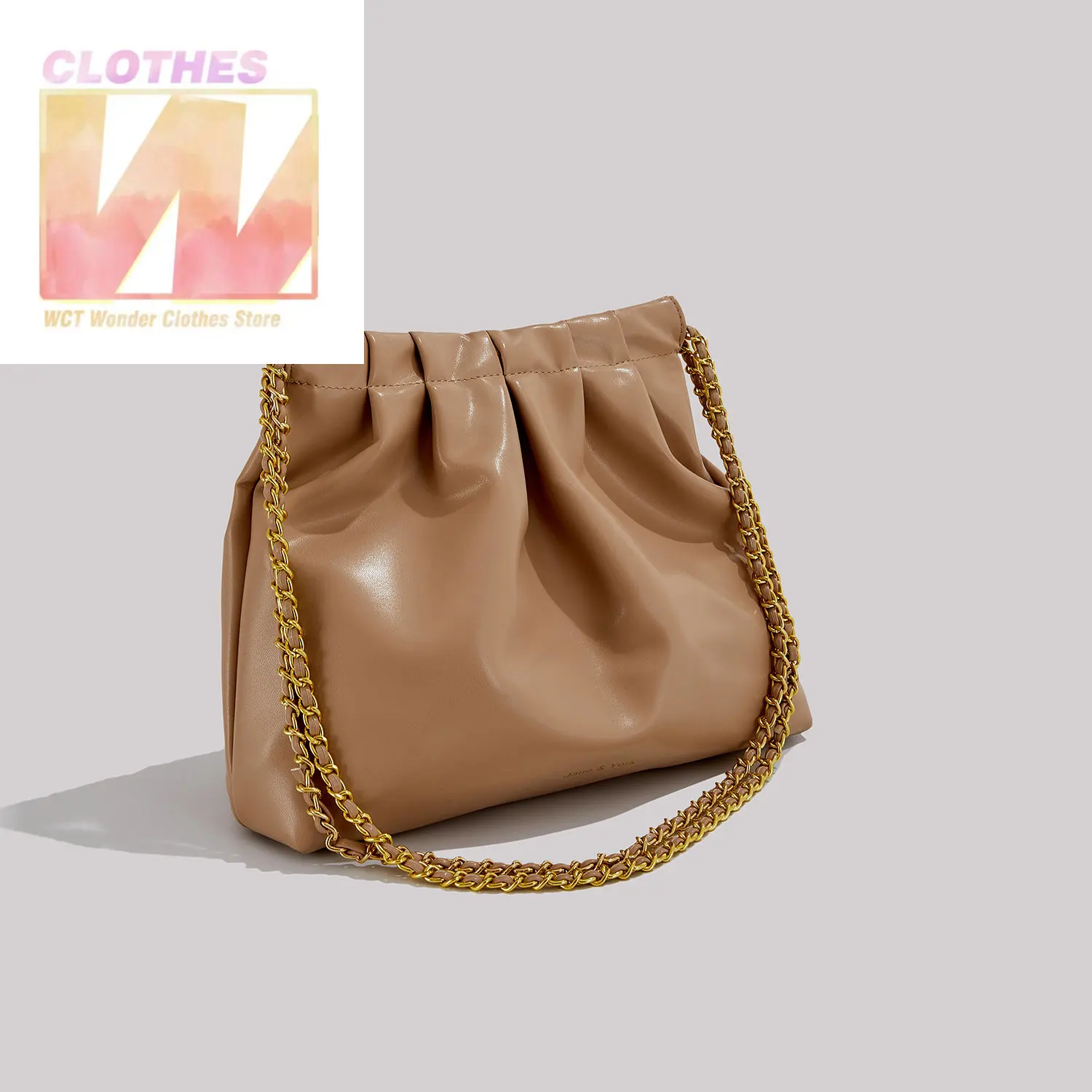 2023 New Trend Fashion Design Crossbody Bags for Women Mini Bucket Bag Crossbody Handbags Clutch Purse PU Leather Chain Bags