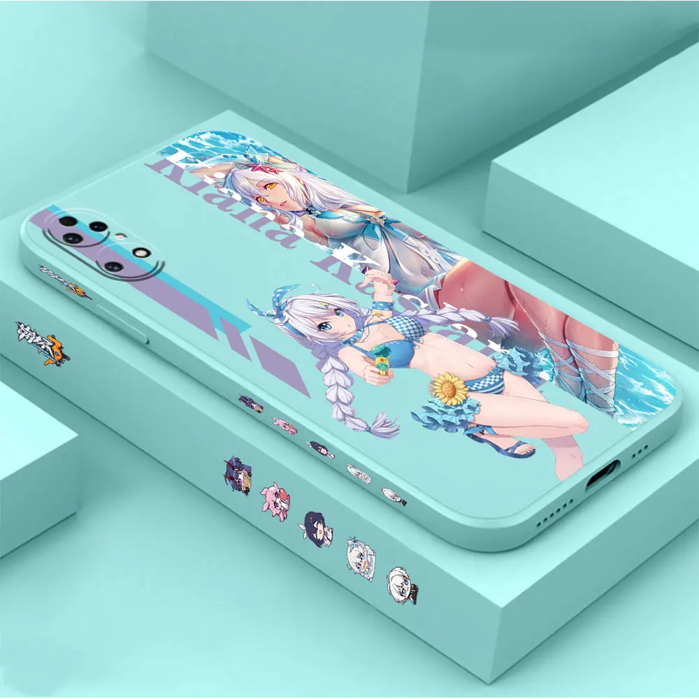 Honkai Impact 3rd Kiana Kaslana Phone Case For Huawei P60 P50 P40 P30 P20 Mate 50 40 30 20 20X 10 Colour Liquid Silicone Cover