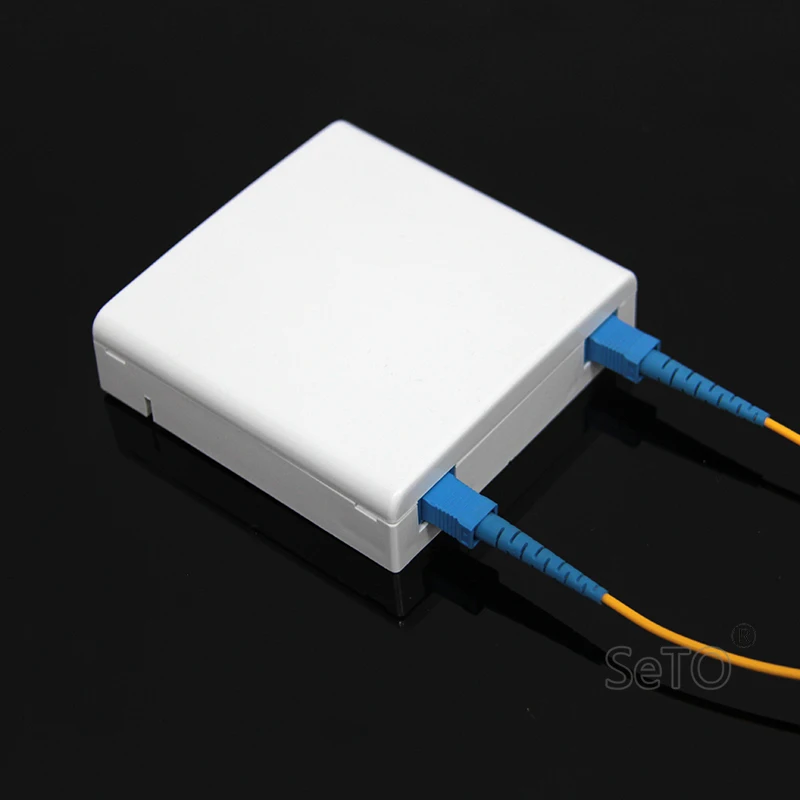 SeTo 86 Type 2 Port Wall Mountable Mount SC Fiber Termination Box | Electrical Sockets