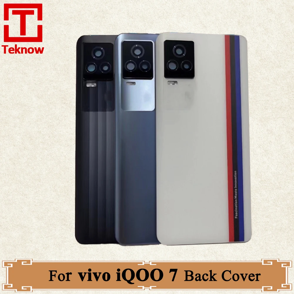 Оригинальная задняя крышка для vivo iQOO 7 батарейного отсека V2049A I99 телефона