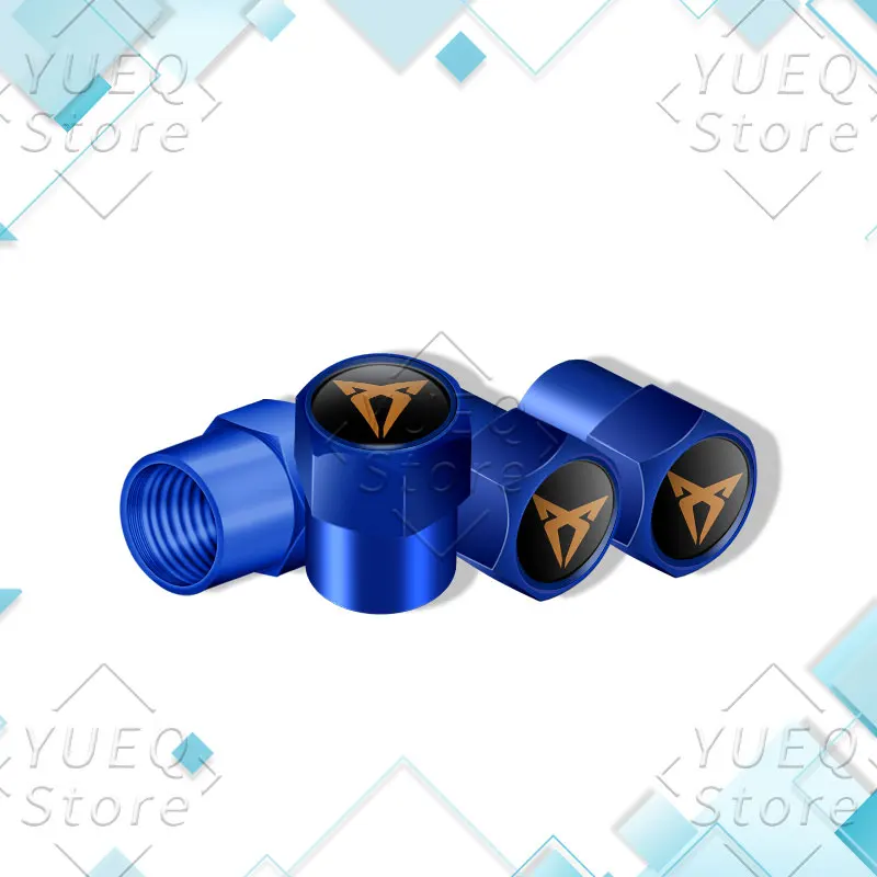 

4 шт. металлическая эмблема, колпачки для клапанов колес автомобиля, пылезащитные чехлы для SEAT Ibiza Leon 300 Ateca Exeo Tarraco Altea, автоаксессуары