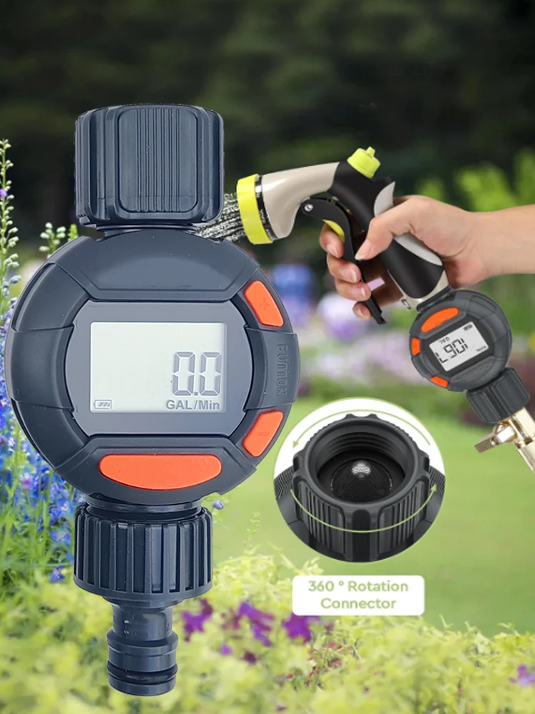 Счетчик Воды Со Стандартной Резьбой 3/4 Дюйма Высокая Точность Водонепроницаемый