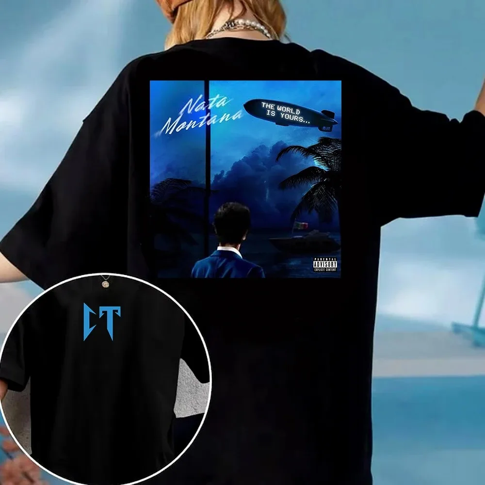 Natanael Cano Nata Montana Хлопковая Футболка Унисекс