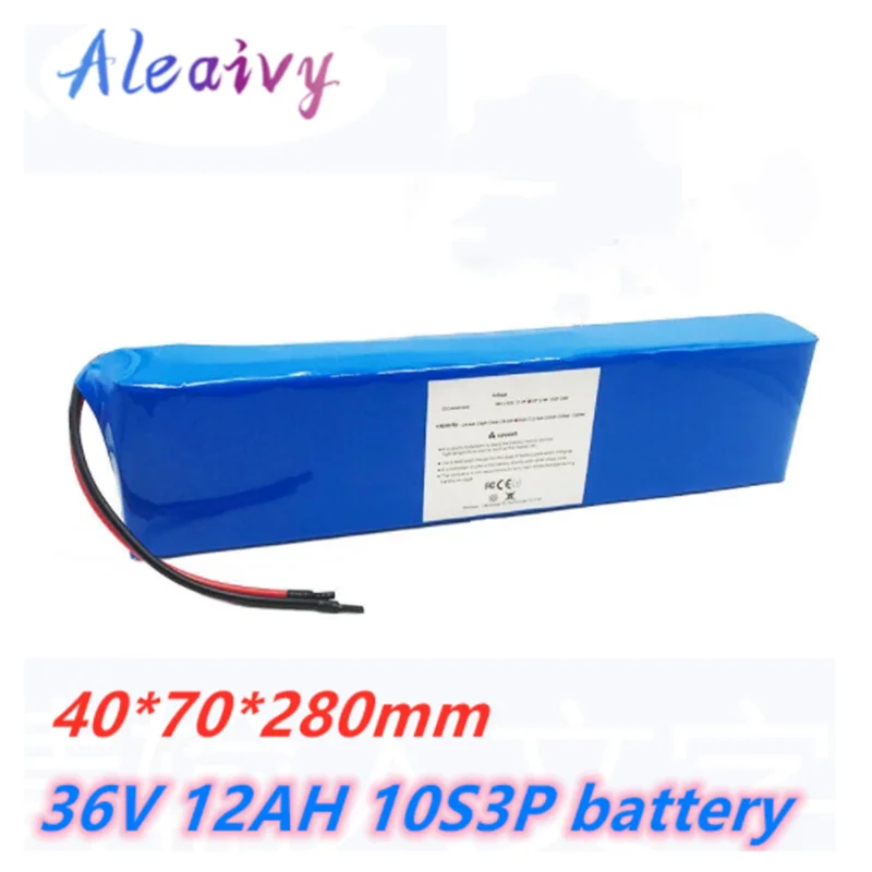 

Новый аккумулятор 36 В 10S3P 12Ah 42V 18650 комплект литий-ионный батарей для электровелосипеда, электромобиля, велосипеда, скутера с 20A BMS 500W