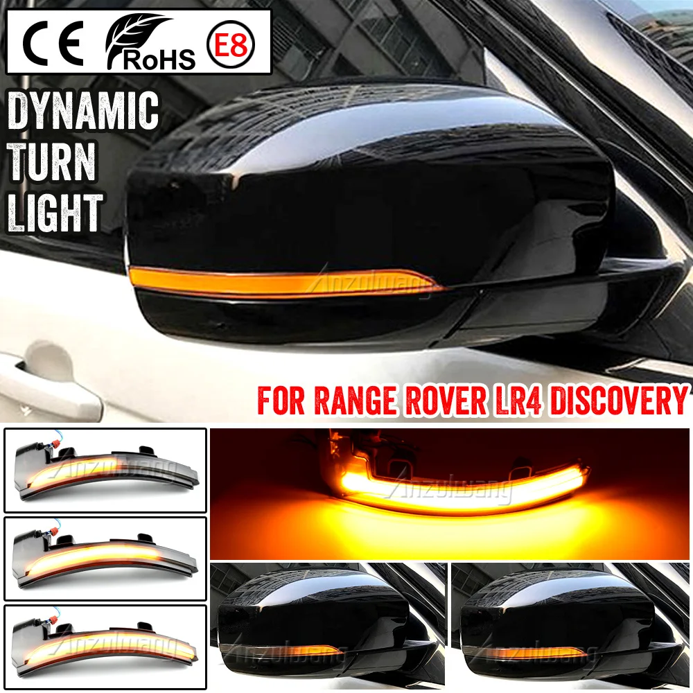 

LED Dynamic Turn Signal Light For Land Rover Discovery 4 LR4 Range Rover Sport Evoque Side Mirror Sequential Blinker Indicator