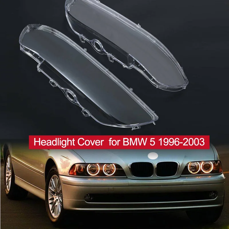 

4-Door Left Right Headlight Lens Headlamp Lens Cover 63128375301 63128375302 for BMW 5 E39 facelift 1996-2003