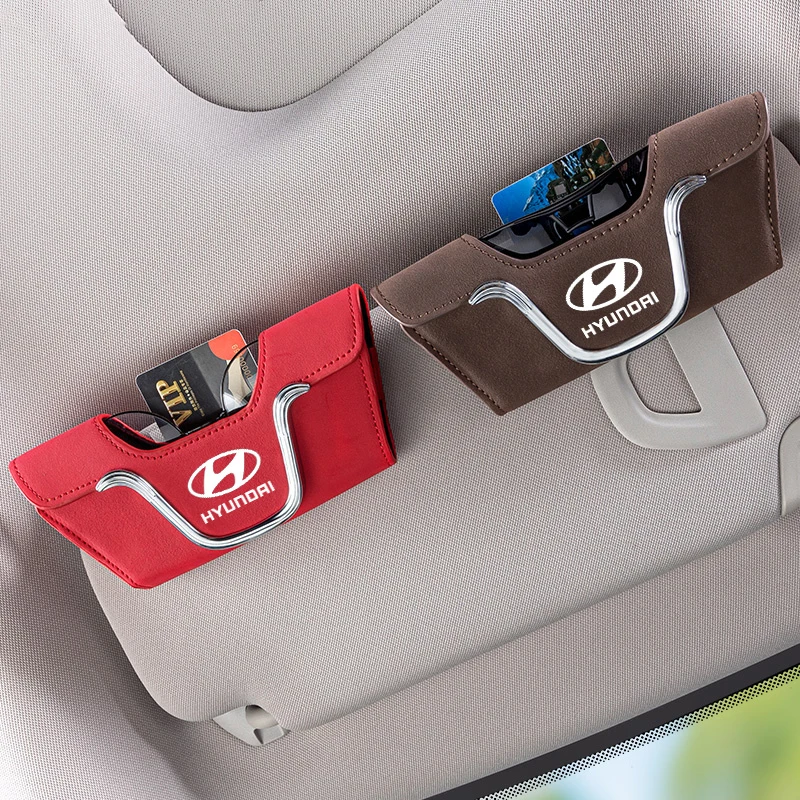 Автомобильный замшевый кожаный салон автомобиля солнцезащитный козырек очки