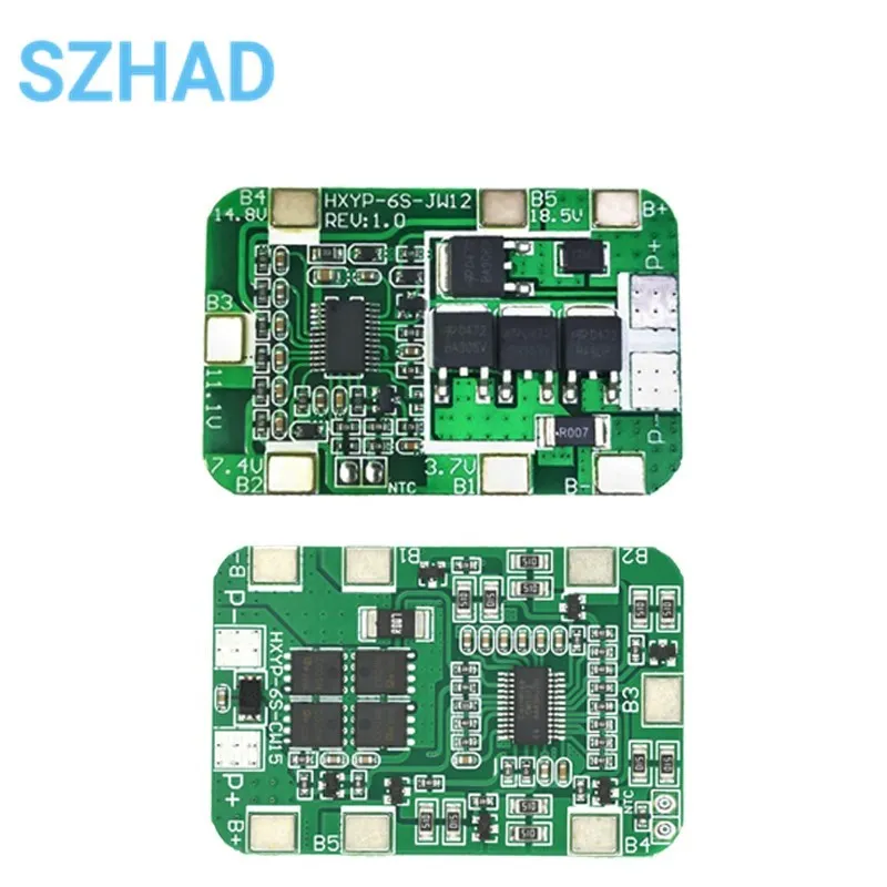 6S 15A 24V PCB Плата защиты BMS 22 2 В/25 В 18650/2700 Литий-ионный литий-ионный аккумулятор