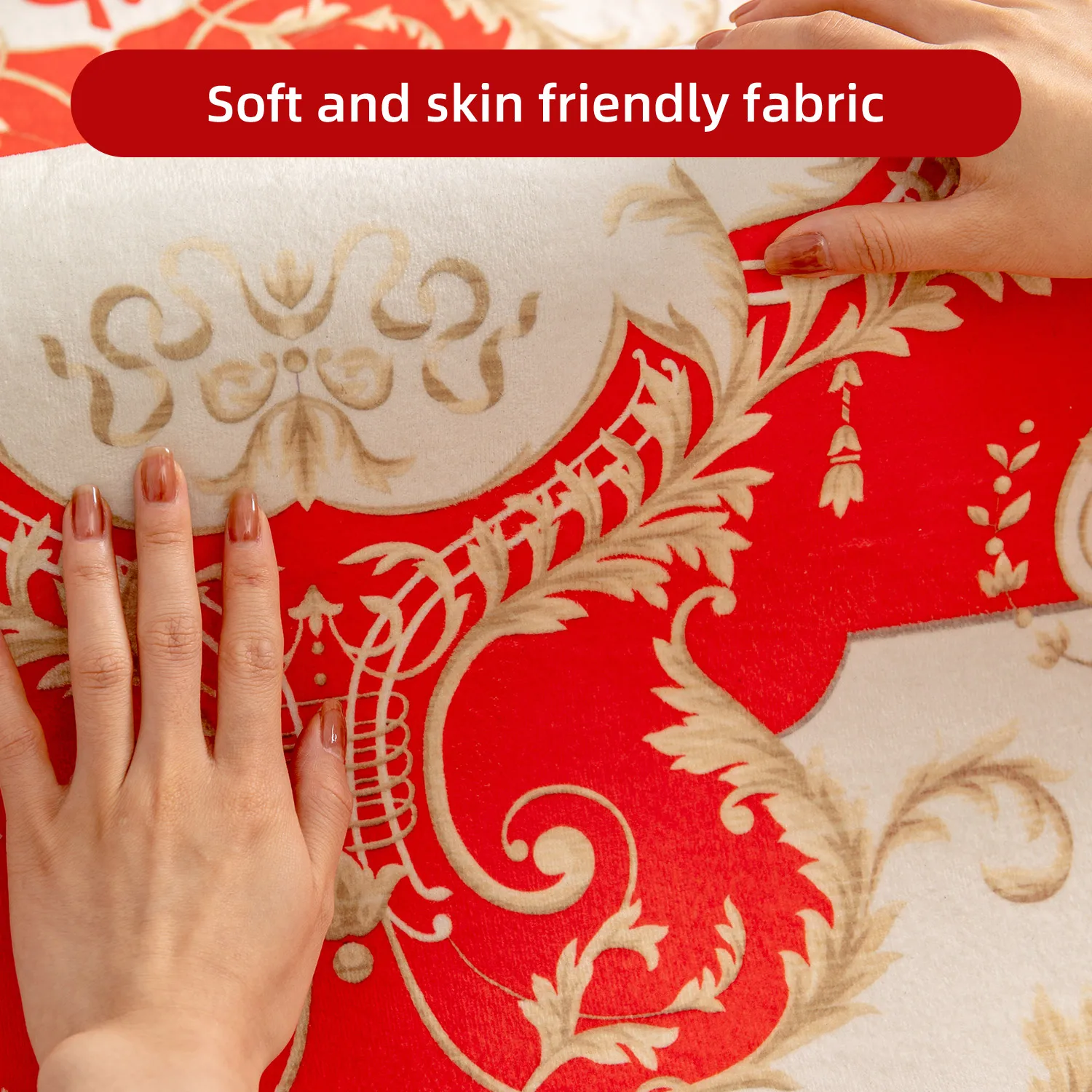 Дверной Коврик С Рисунком Рождественской Елки Противоскользящий Машинная