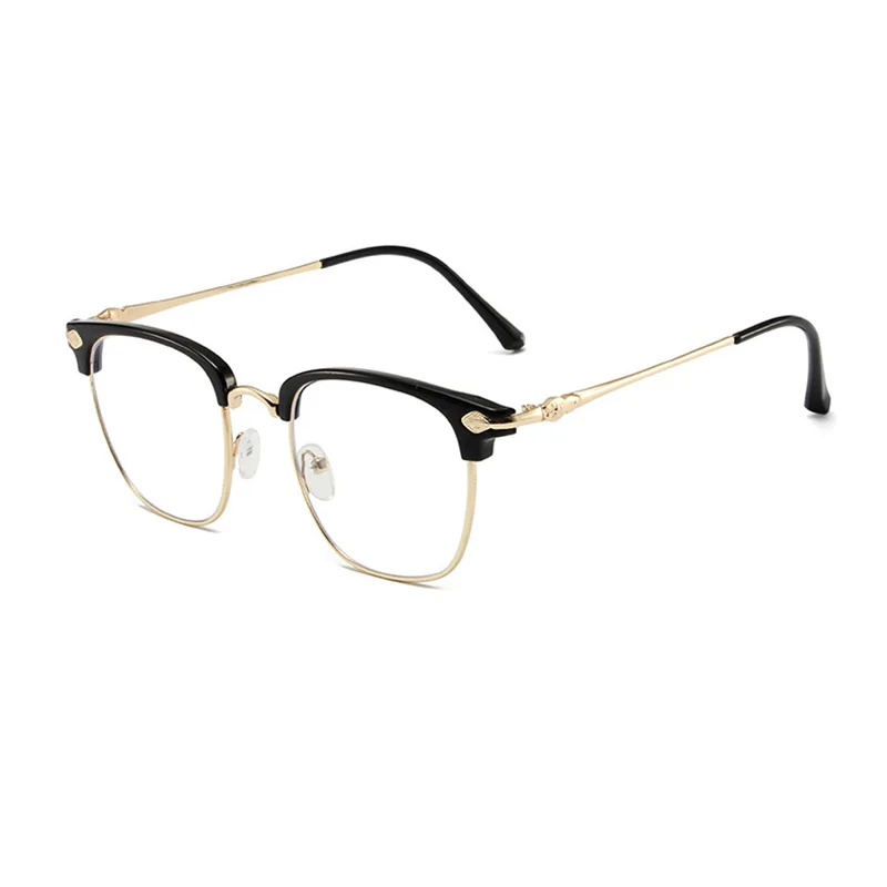 

New Anti Blue Light Block Women Glasses Men Alloy Frame Clear Lens Eyeglasses Female Eyewear Male