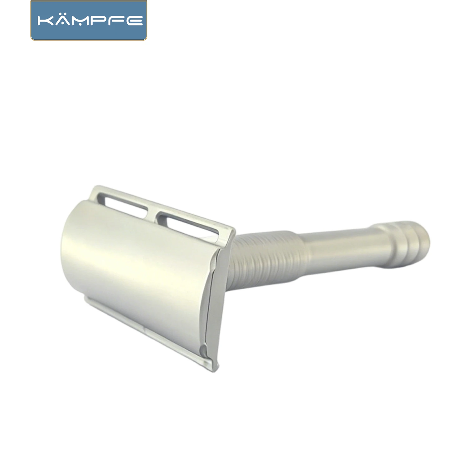 Фото Бритва KAMPFE Double Edge Safety Razor CNC для ручного бритья, из нержавеющей стали, с закрытым гребнем, не вызывающая раздражения, подарок на День отца №4