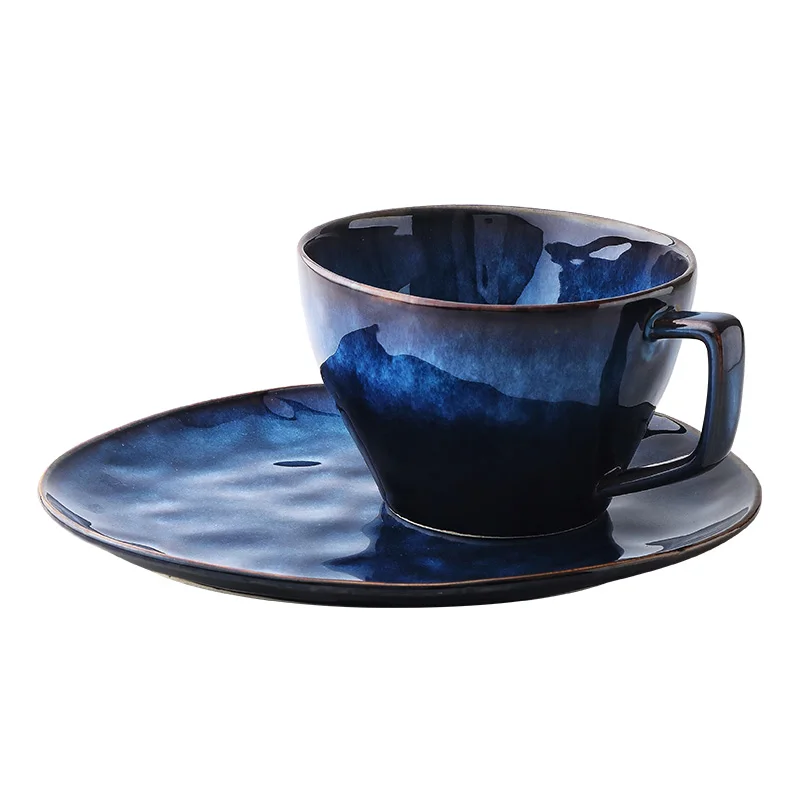 

Creative Western-style Breakfast Tableware Set Household Ceramic Milk Cups and Oat Bowls Dishes Set Plates and Dishes
