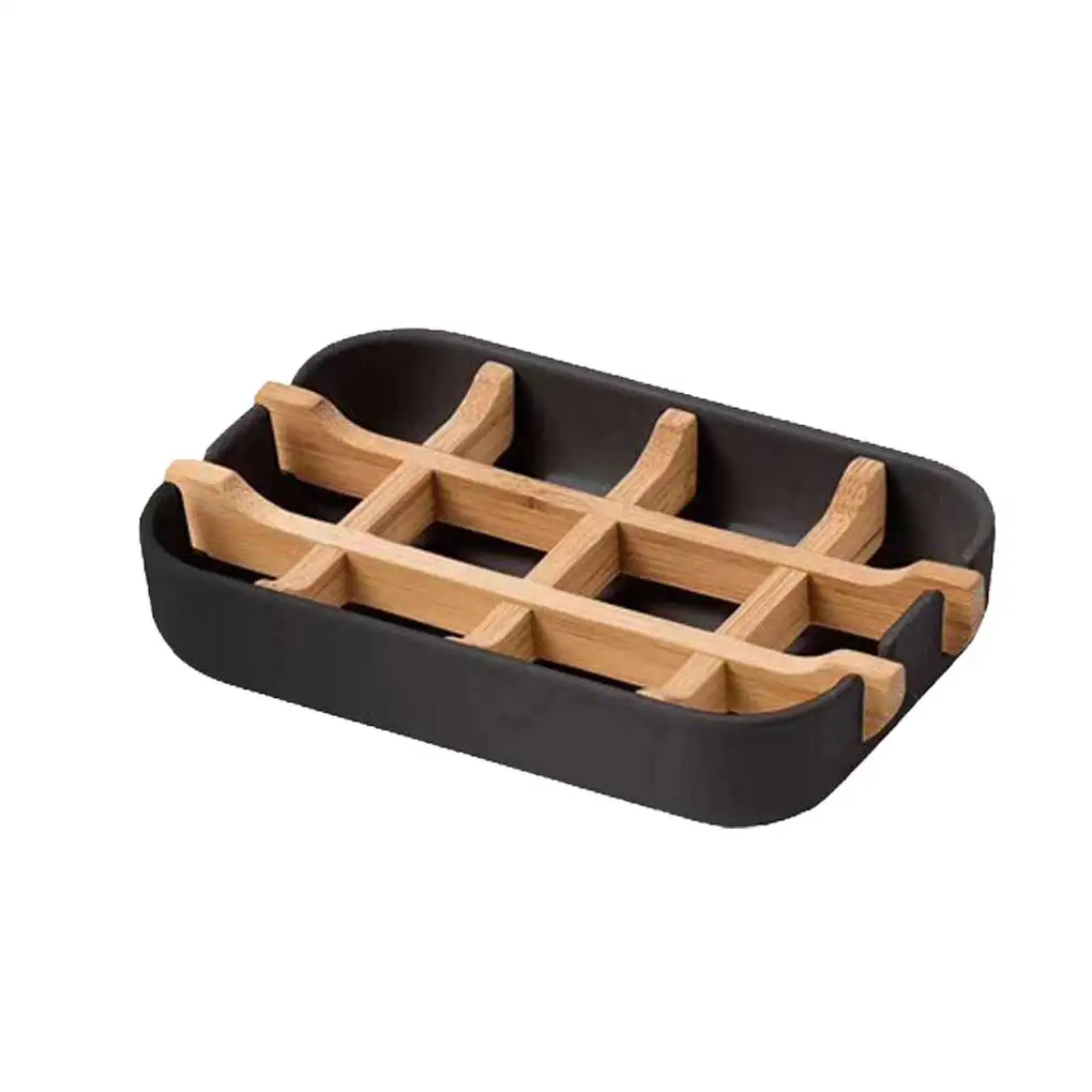 

2 шт., многоразовые бамбуковые держатели для раковины