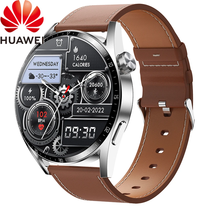 

Huawei 2022 clever watch But GT3 1.5 inch Always Display Bluetooth. call IP68 Wateroproof cleverwatch