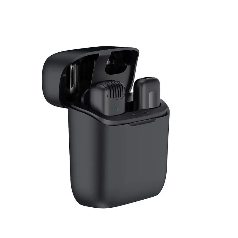 

Wireless Recording Microphone Wireless Lavalier Microphone High-fidelity Voice Microphone For SmartPhone YouTube Live Stream