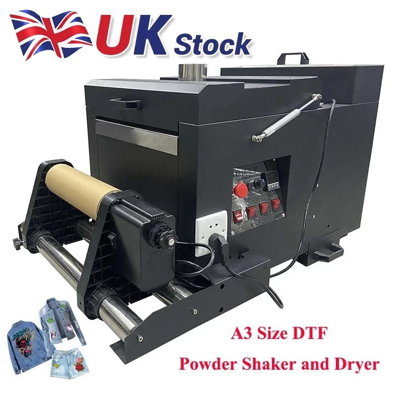 

A3 DTF Automatic Powder Shaker and Dryer And Heating All-in-One Direct to Transfer Film Shaking Machine for PET Film Printing