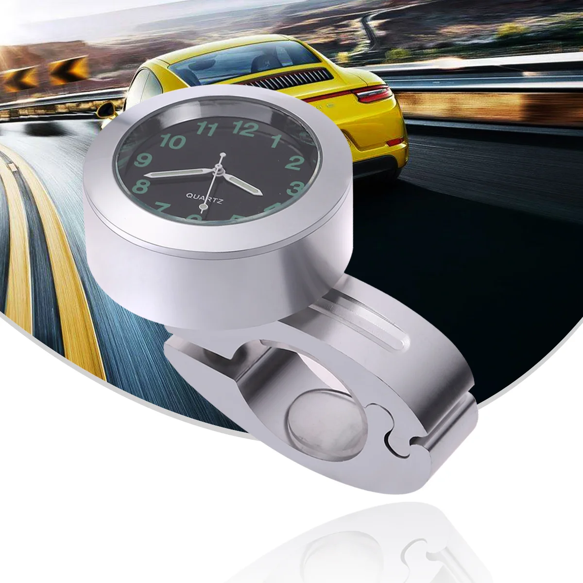 

Clock Motorcycle Handlebar Watch Mount Digital Motorbike Bike Dial Number Waterproofmounted Accessorieshandbar Dashboard Car