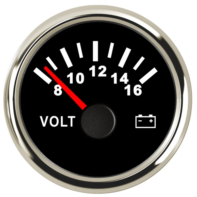 Вольтметры с указателем 52 мм вольтметры 8-16 В морские пригодные для