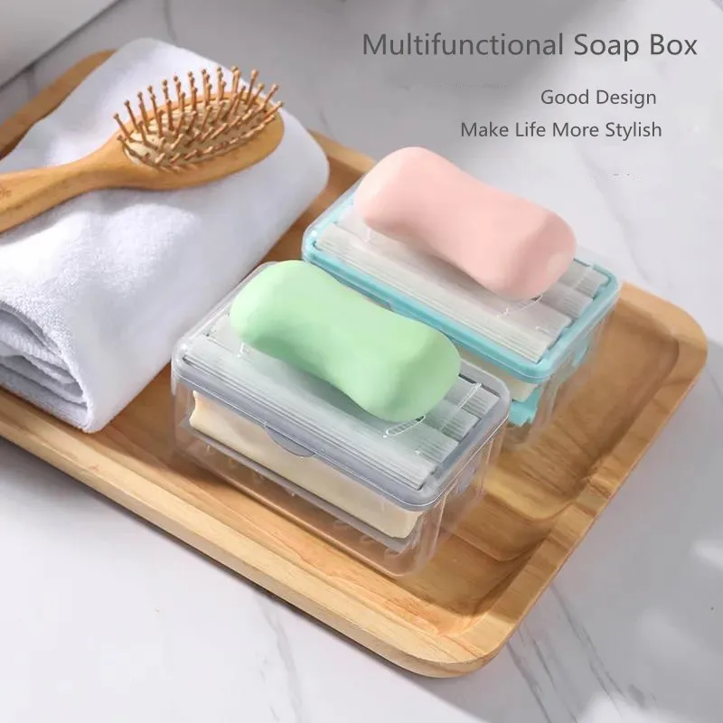 

New soap box for household soap bubble free multi-functional storage box