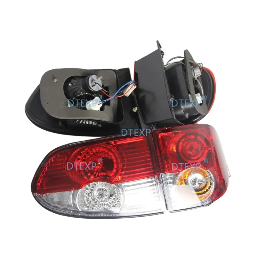 

Комплект из 4 заднего фонаря нового стиля для Hyundai H1 2001-2007, сигнальная лампа заднего фонаря, задний указатель поворота, стоп-сигналы с бесплатными лампочками