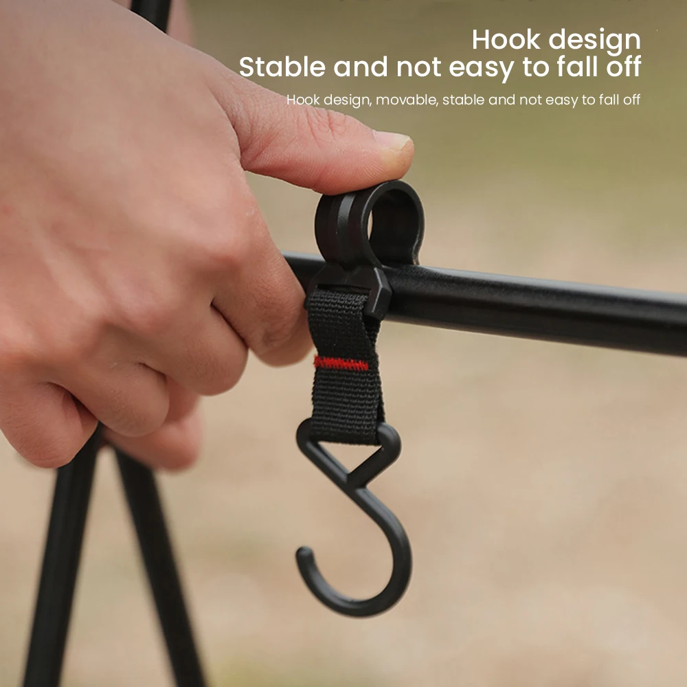 

Multi-function Hanging Hooks Camping S Hooks Anti-Dropping Hook Pan Pot Holder Rack Hook Hanging Hooks Hanger Home Storage VC