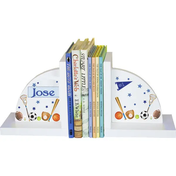 

Personalized Sports Childrens Bookends