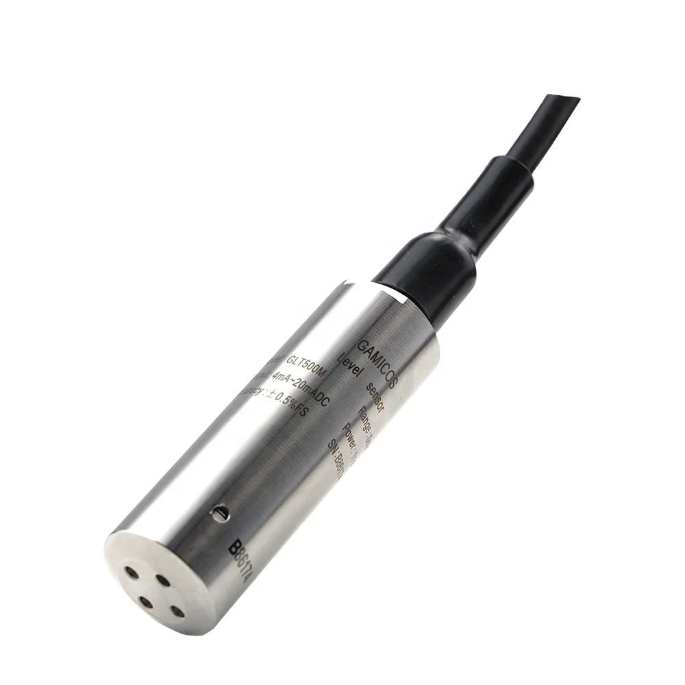 

GLT500 4~20mA borewell level sensor Water Depth hydraulic liquid level Sensor