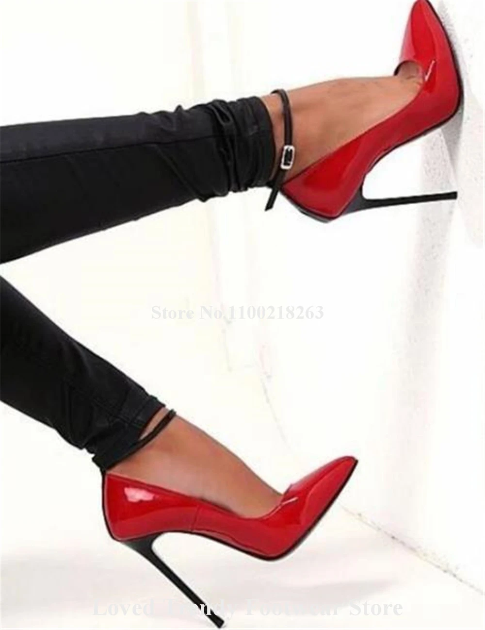 Туфли-лодочки в классическом стиле лоскутные на тонком каблуке-шпильке