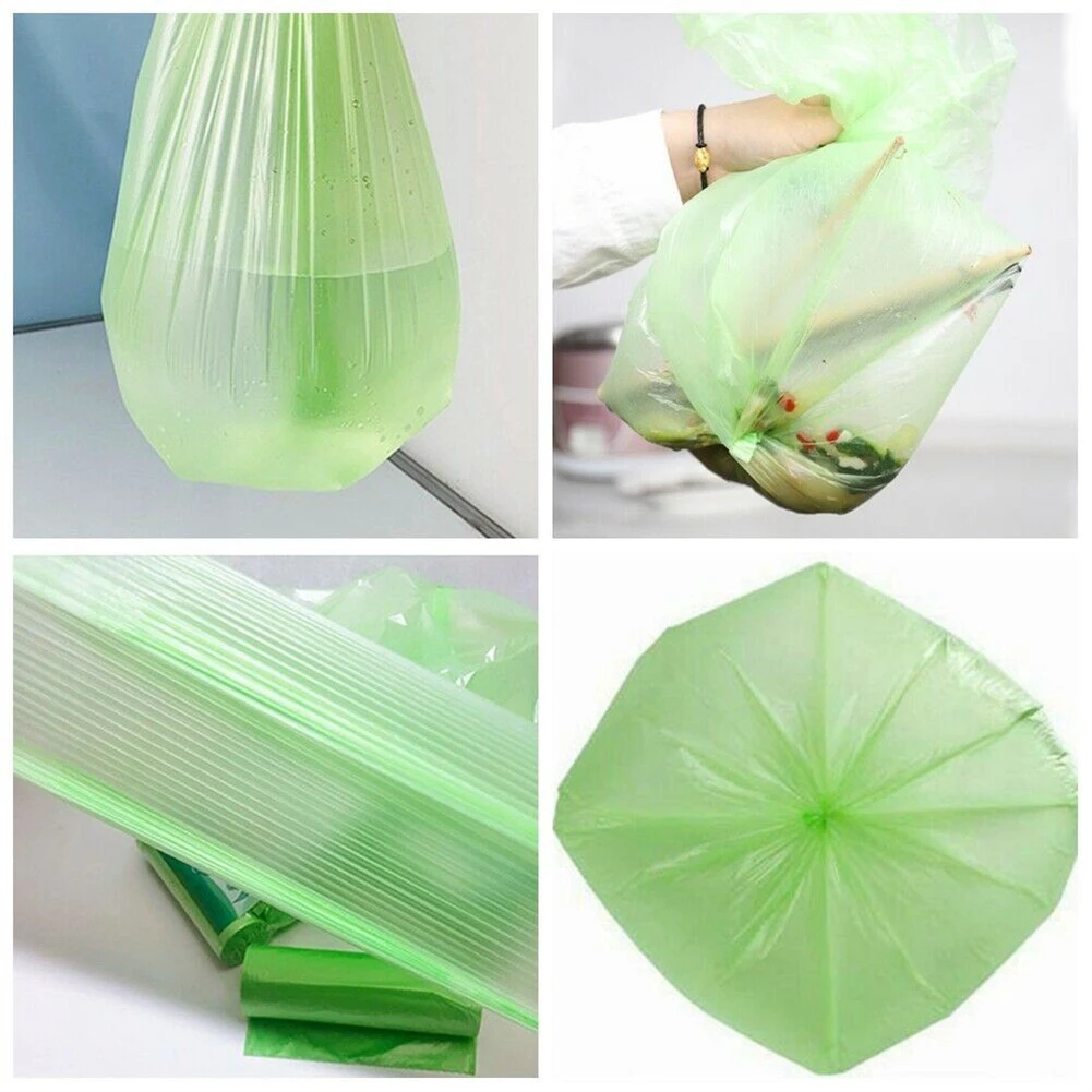 

5 Rolls Composting Biodegradable Bag Portable Camping Toilet Home Clean Environmental Waste Bag Privacy Plastic Trash Bags
