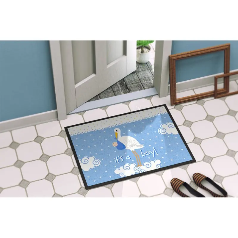 

Gorgeous & Durable Its a Boy Door Mat, 24x36 Welcome Mat, Indoor Rug or Outdoor Doormat, 36"L x 24"W.