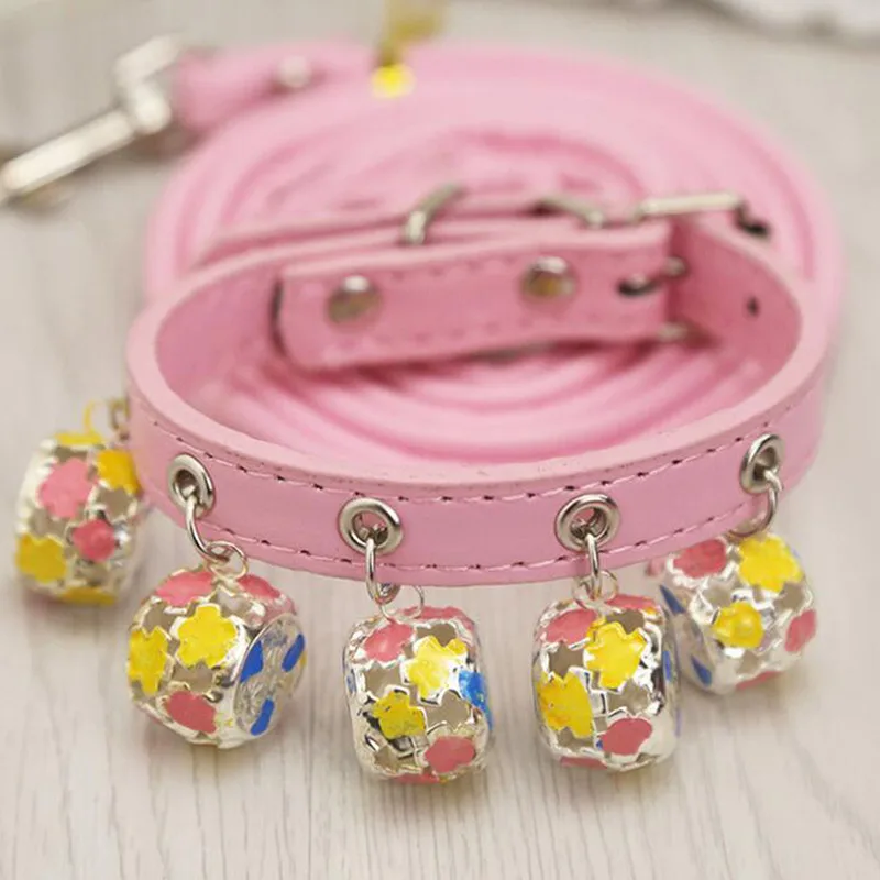 

Accessories Bells Kitten Cat Collars Christmas Collar Cute Tie Bell Rose Red Pink Light blue Puppy Small Dog Adjustable