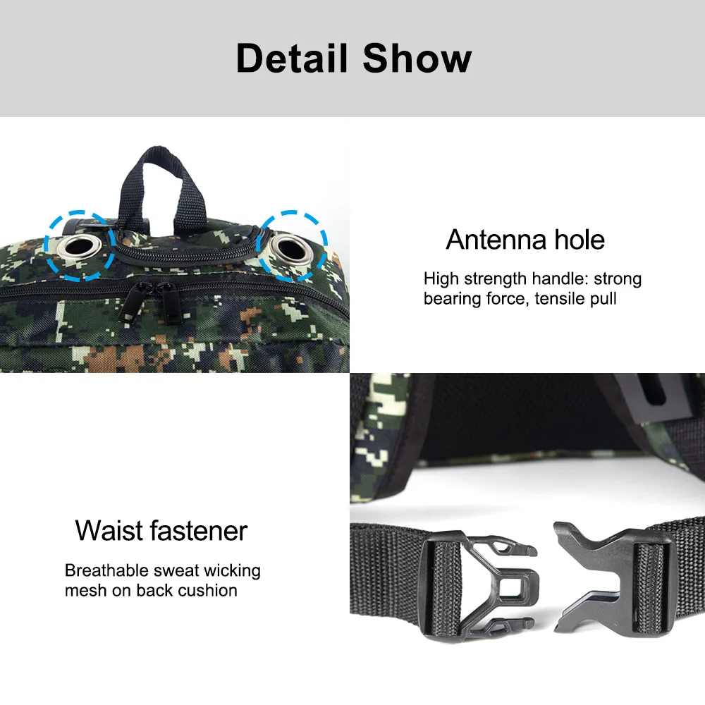 Bag Backpack Platform Bag Outdoor For LeiXun VV-898SP/UV-998SP Nylon  Backpackable Ham Hunting Mobile Radio Camping Hiking