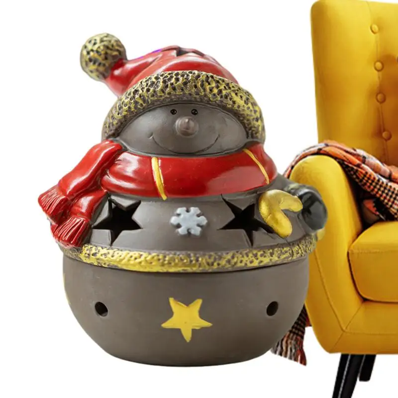 

Christmas Incense Burner Log Cabin Aromatherapy Censer Holder For Home, Living Room, Bedroom Holiday Gift Xmas Decoration