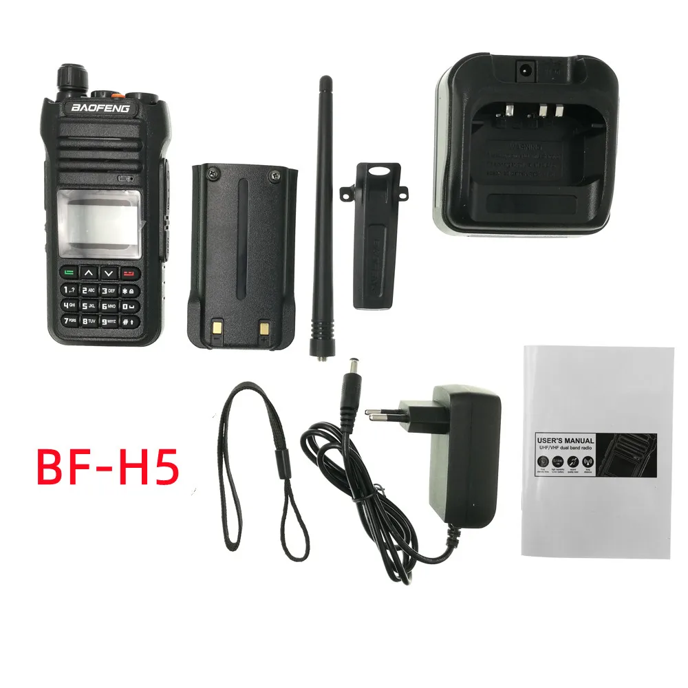 Baofeng BF-H5&BF-H5 Plus Two Way Radio 10W Powerful Handheld Transceiver With UHF VHF Dual Band&Three Band Walkie Talkie Radio enlarge