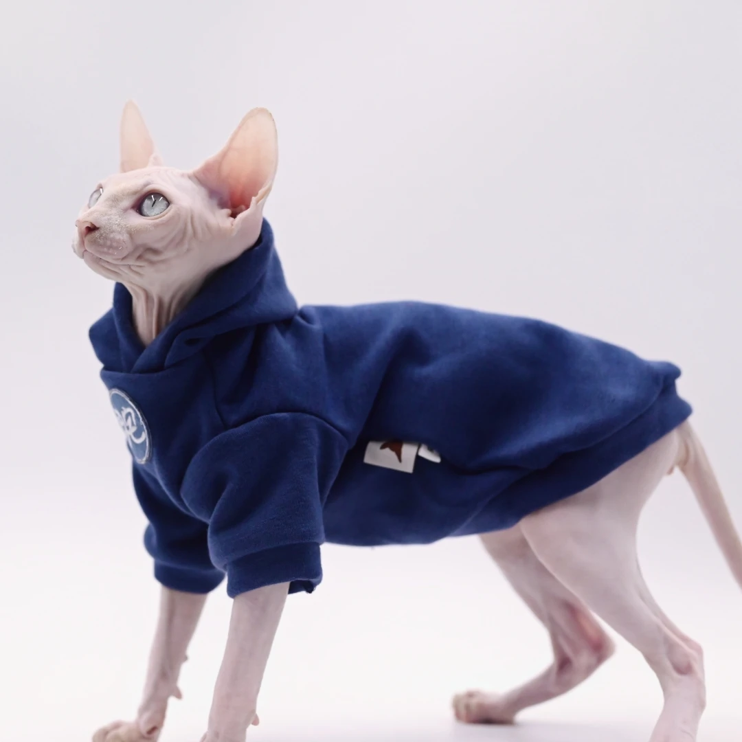 Одежда для кошек Sphynx плотная Теплая Флисовая зимняя одежда Devon Rex корнированная и