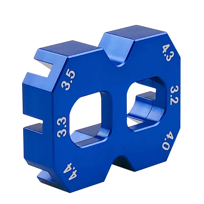 

Миниатюрный велосипедный спицевой ключ, гаечный ключ для обода колеса, инструмент для ремонта велосипеда, прочные портативные ручные инструменты, синий