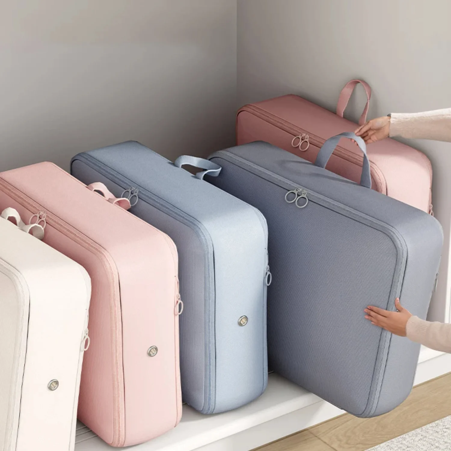 Компрессионная упаковка куб ящик для гардероба пуховик складной органайзер