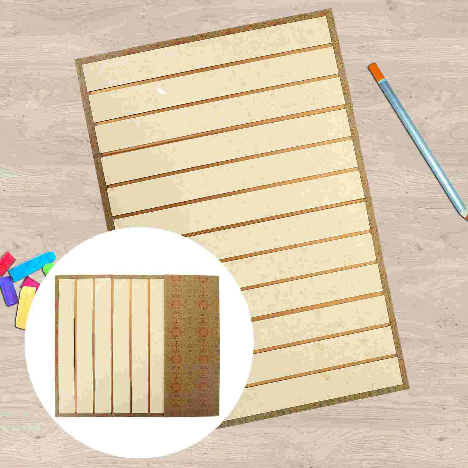 

Chinese Couplet Paper Calligraphy Practice White Rice Banner Roll Japanese Craft