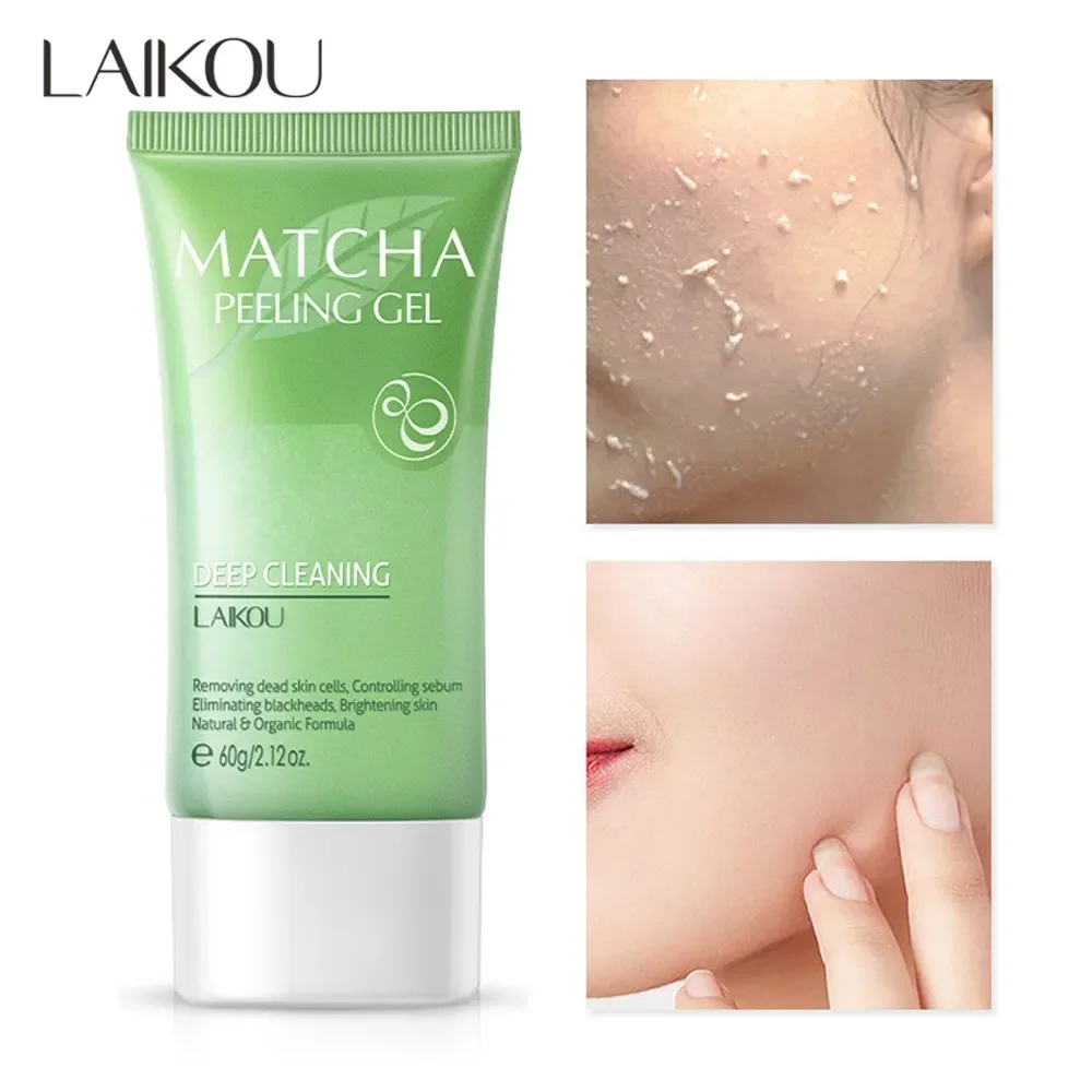 

LAIKOU Matcha Exfoliating Exfoliate PeelingGel Nourishing Repair Scrubs Face Cream Skin Care Facial Scrub Moisturise Whitening
