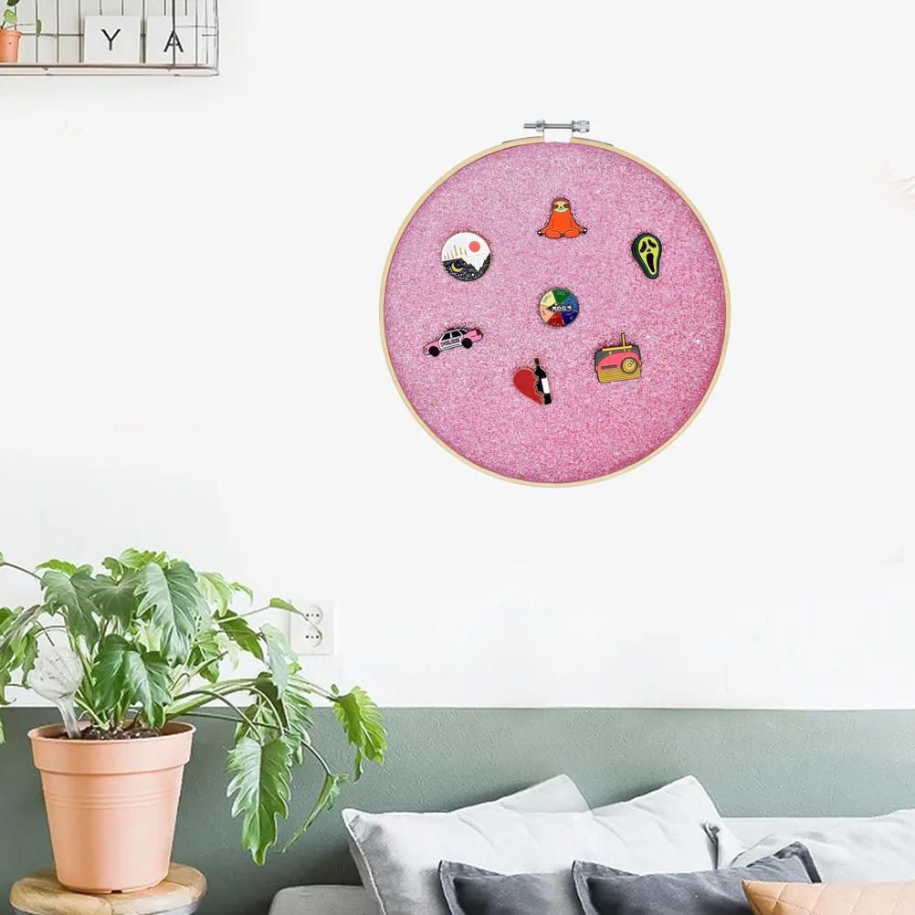 

Black Stud Earrings Round Black Pink Blue Earring Stand Lapel Pin Display Board Display Brooches Pin Storage Display