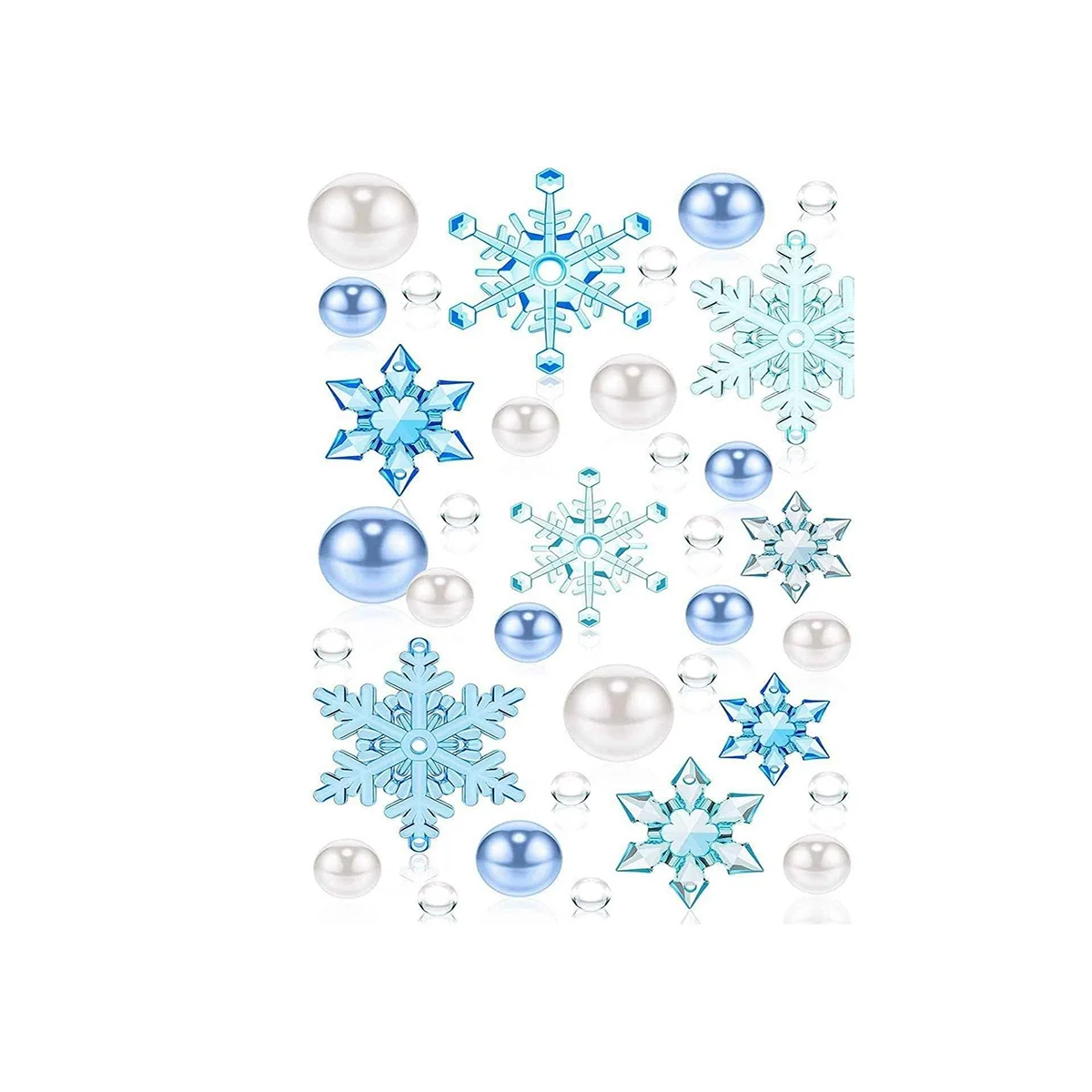 

Наполнитель для рождественской вазы, искусственный жемчуг для ВАЗ, прозрачные водяные бусины, конфеты, искусственные наполнители, декор A