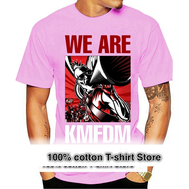 Kmfdm мы Kmfdm промышленный передний 242 Die Krupps Mdfmk Ebm унисекс футболка 561